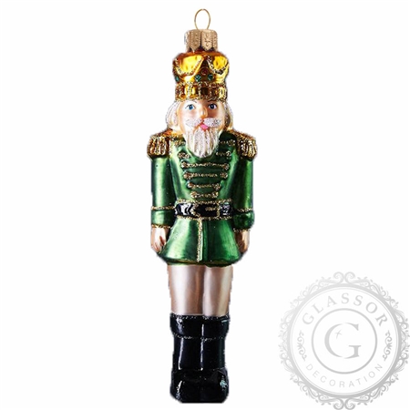 Vánoční figurka král zelený