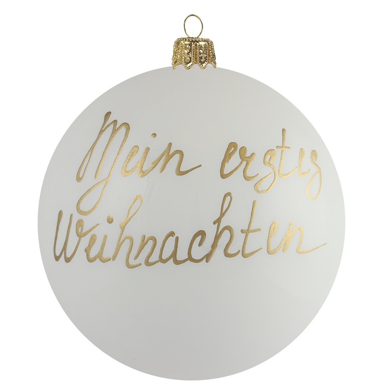 Vánoční koule "Mein erstes Weihnachten"