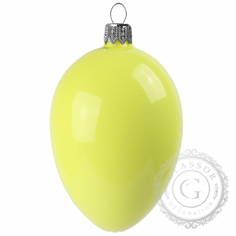 Velikonoční vejce žlutý mat velké