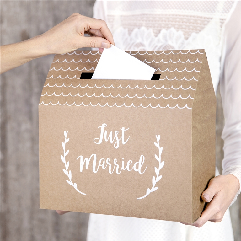 Krabička pro svatební dary Just Married