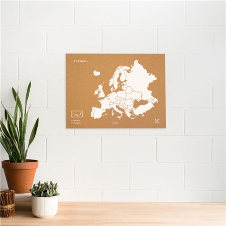 Korková nástěnka mapa Evropy L