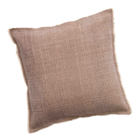 Vintage pink cotton pillow