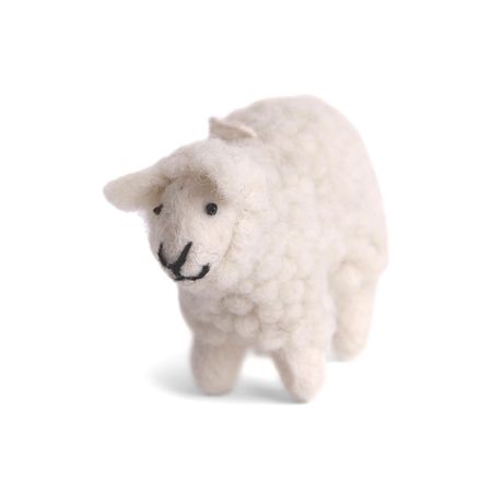 Plstěná dekorace ovečka