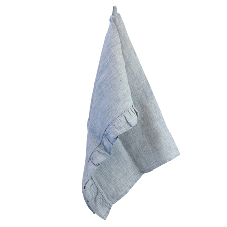Blue merle linen kitchen towel