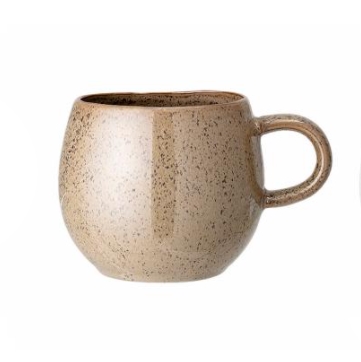 Ceramic glazed mug brown