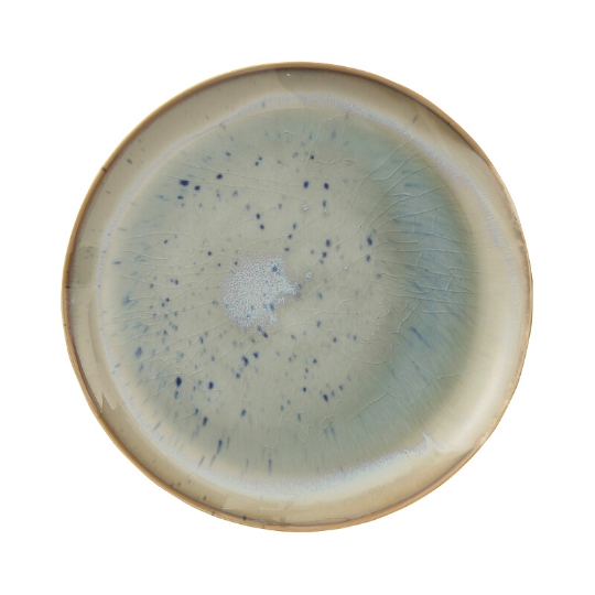Keramický talíř se stékající glazurou