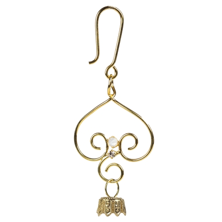 Decorative ornament hook: heart