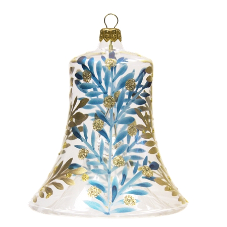 Bell with blue and bronze branchlets