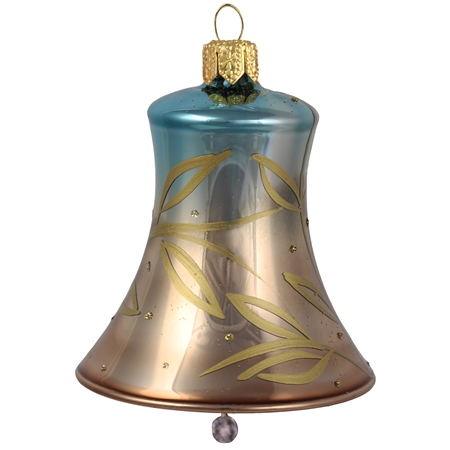 Bell with bronze leaves and dots