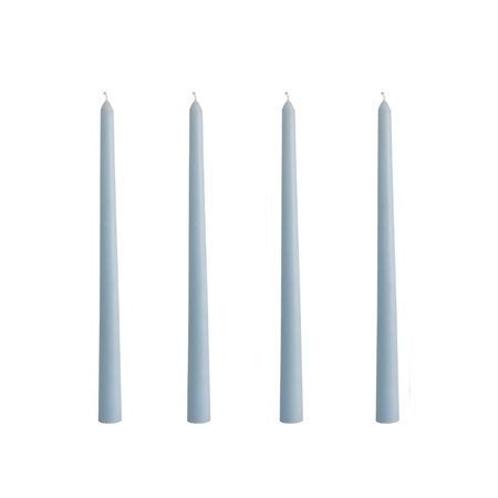 Set 4 svíček ve světle modré barvě