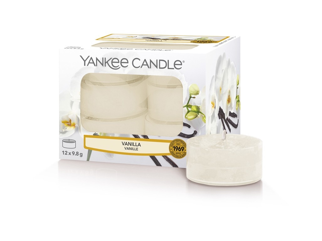 Vonné čajové svíčky Yankee Candle VANILLA 