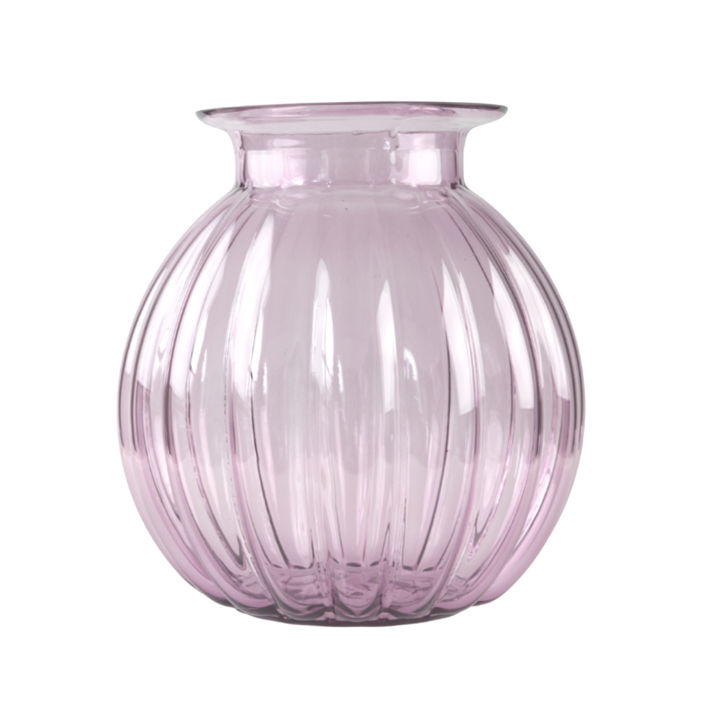 Křišťálová váza Maria šeříkově fialová