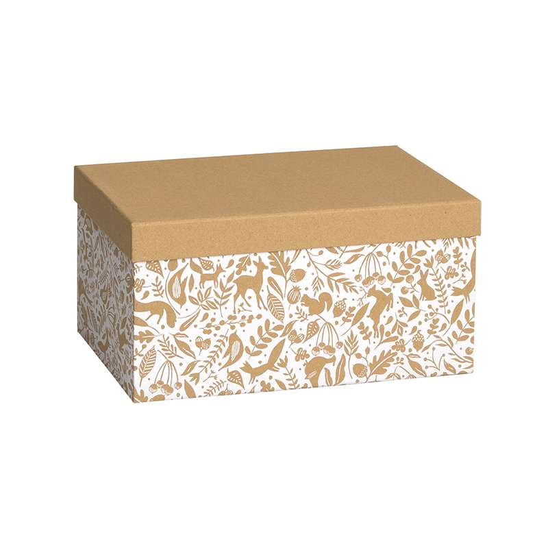 Dárková krabička s lesními zvířátky střední